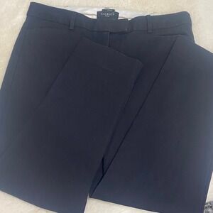 Talbots Petite Hampshire Curvy Navy Ankle Pants